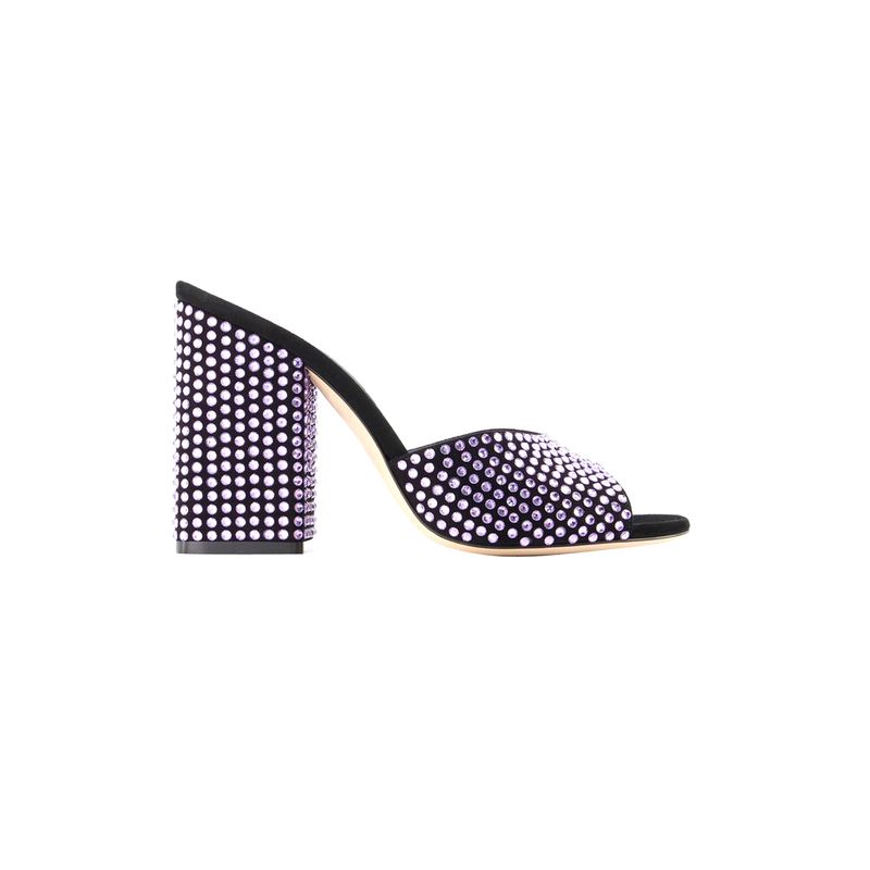 Holly Anja Sandals - Paris Texas - Purple Onyx